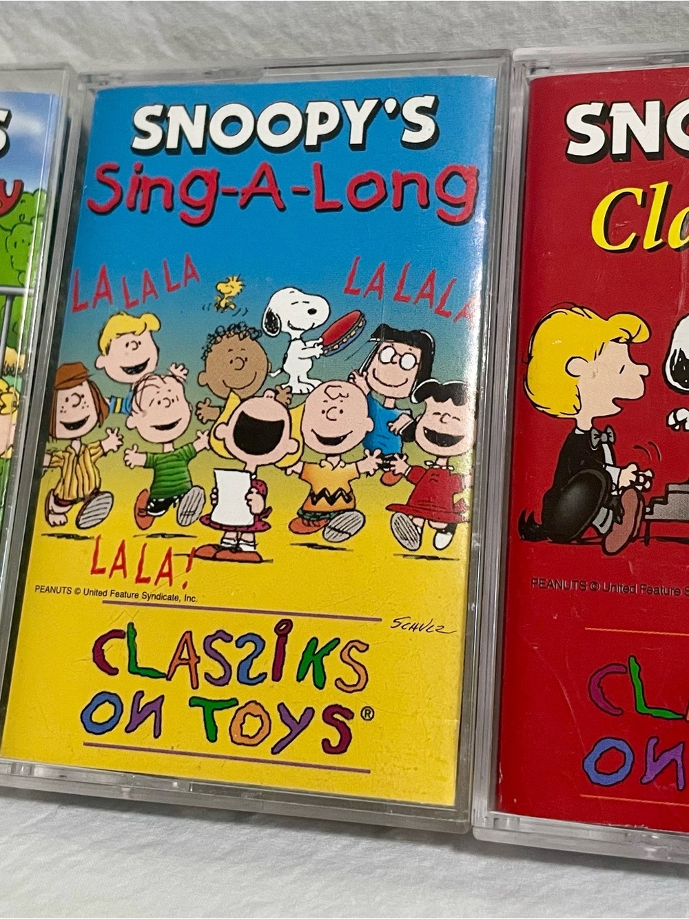 (Set of 3) Vintage Peanuts "Snoopy's Classiks on Toys"